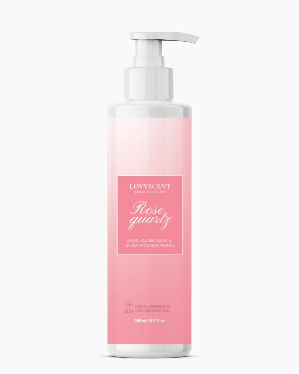 Rose Quartz Crème éclaircissante, hydratante & parfumée