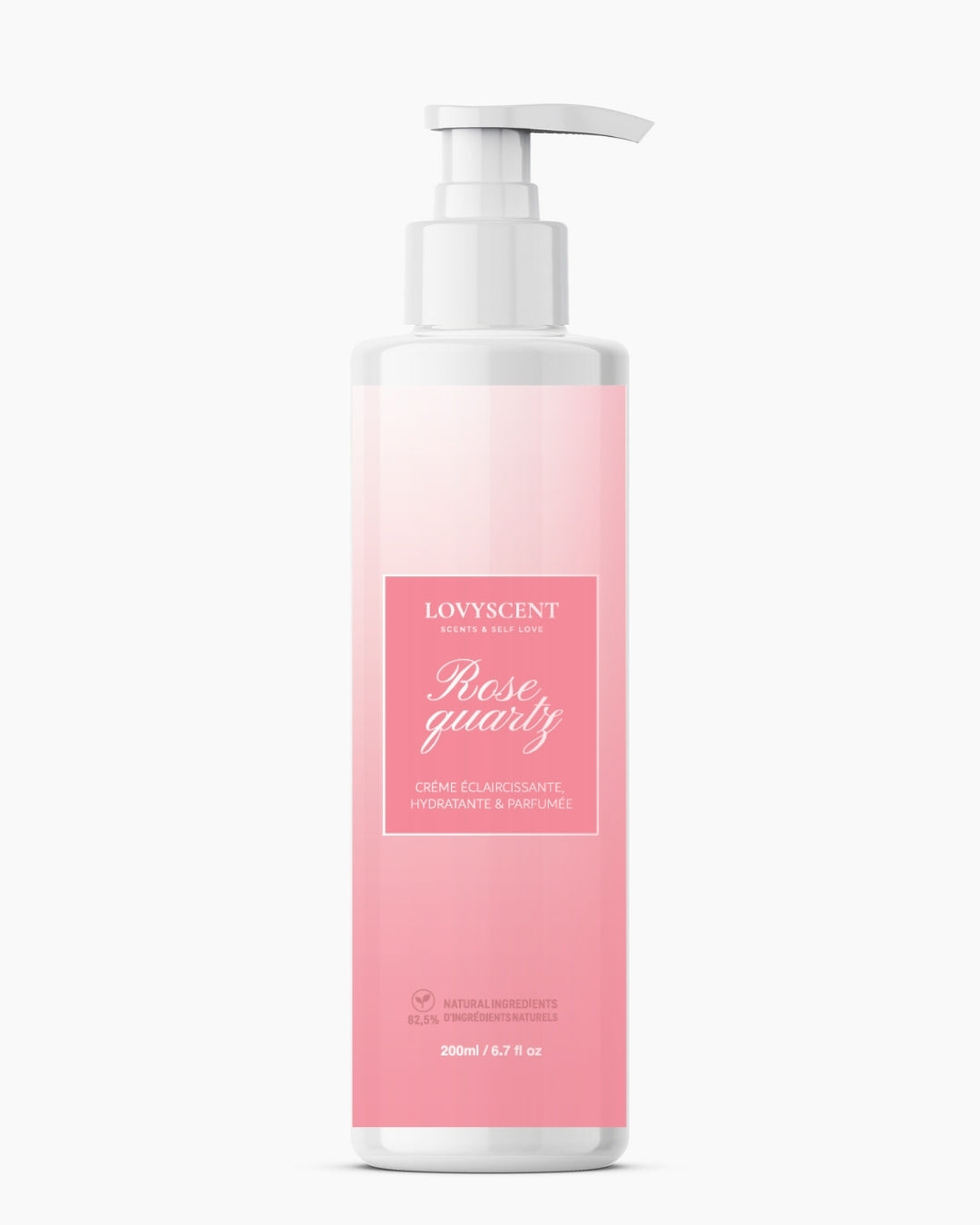 Rose Quartz Crème éclaircissante, hydratante & parfumée